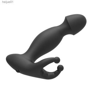 Massagem plugue anal vibradores para homens massageador de próstata masturbadores masculino escroto wearable próstata orgasmo ânus bumbum jogos para adultos brinquedos sexuais l230518