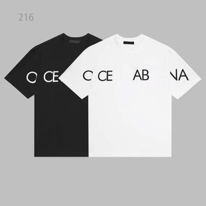 НОВЫЕ мужские футболки Летние мужские футболки с коротким рукавом Дизайнерские футболки Модная рубашка с принтом Мужские футболки Размер одежды M-XXXL GG7799