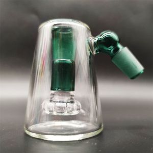 45 Degree Multi Color Green Teal UFO Fly Dish Ash Catcher For Glass Bong Smoke Pipe Head Piece 14MM Bubbler Tornado Dab Rig Smoke Accessory