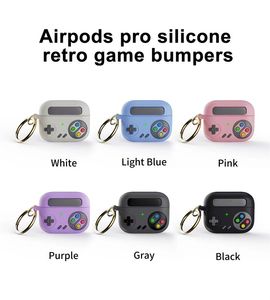 Apple Airpods 3 Earphone Game Console Luxury Design Fashion Match with Keychain Earphone Bag for AirPods Pro 2 Case with Ring