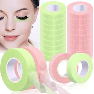 Pinsel 5 Rollen Wimpern Erweiterungsband Atmungsaktives nicht verwobenes Stoffkleber Klebeband Hand Augen Patches Make -up -Werkzeuge Augenflecken für die Verlängerung