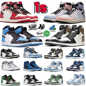 High 1 1s Men Women Basketball Shoes Spider-Verse Next Chapter Palomino Game Royal Lost and Found Skyline True Blue Mocha Denim Mens Womens Trainers Sports Sneakers