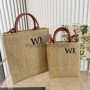 TOTES STRAW BAG TOTE Handtasche Geldbörse Crossbody Taschen Damen Schulter Handtaschen Innen Reißverschluss Tasche gesticktes Buchstaben Einkaufspaket