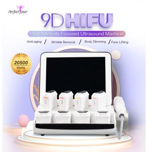 Diğer Güzellik Ekipmanları 9D HIFU Makine Cilt Sıkma Vücut şekillendirme cihazı yüz germe güzellik ekipmanı CE FDA