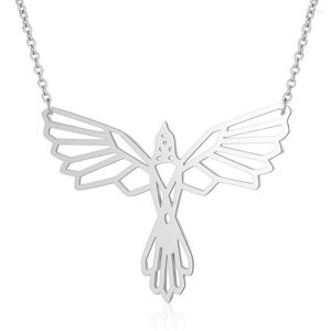 Подвесные ожерелья Phoenix из нержавеющей стали, украшения, аксессуары для вечеринок Валентина для женщин Оптовые подарки