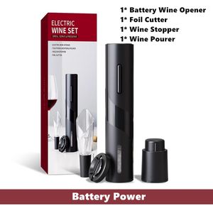 24PCS Electric Red Wine Bottle Bottle Otwieracz Automatyczna korkociąg Szybka dekanter Zestaw foliowy Cork Cork Out Kitchen Narzędzie