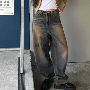 Женские джинсы Y2K Женские корейские винтажные уличные одежды мешковаты