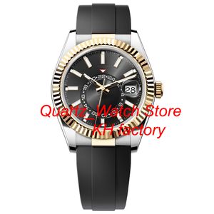 Mens Watch Designer Luxury Watches 42 Sky Dhgate 2813 Movement rostfritt stål Rem Automatisk mekanisk lysande vattentät rörelse Män armbandsur heuerity