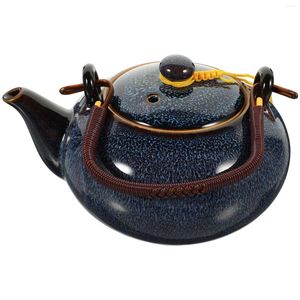 Servis sätter tekanna handtag keramisk tillverkare kinesisk dekorativ vintage retro hem keramik vatten vattenkokare