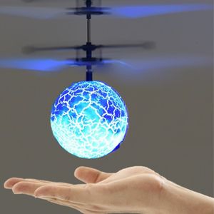 LED Light Sticks Flying Luminous Ball RC Kids Antistress Drone Helicopter Infrared Induction Aircraft Remote Control Toys Gifts 230605