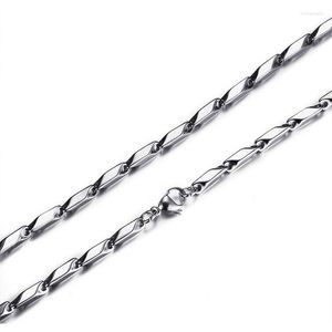 Chains 1.5MM/3MM/4MM Stainless Steel Necklace Cuban Link Women And Men Chokers Jewelry