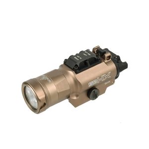 1000 Lumen Tactical XH35 X300UH-B Scout Light Dual Output White Rifle LED Strobe Hunt Ficklight för Picatinny Rail-Beige