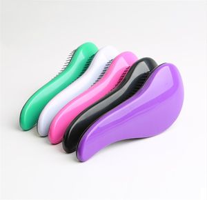 Hot Wet Dry Hair Brush salão de uso Detangling 8 cores Massage Comb Ship Random Color JL7792