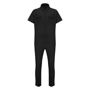 Men's Tracksuits Men'S Summer Breathable Two Piece Suit Rolled Sleeve Shirt Pants Jacket Set Men Luge Mens Tuxedo