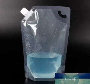 1000 ml/ 1L All-Match Stand Up Plastic Drink Packaging Spout Bag Pouch For Beverage Liquid Juice Milk Coffee Water