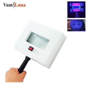 Makine Ahşap Lamba Cilt UV Analizör Yüz Cilt Testi Sınavı Koruyucu Kapak ve Yüz Örtülü Spa ile Büyüteç Analizör lambası