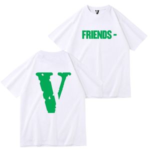 Футболка Vlone Мужская шорт-шорты DSQ2 Женская дизайнерская футболка Summer Fashion Short Casual с высококачественными дизайнерски