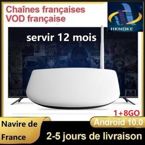 android tv box Q1304 Code 12 mois et lecteur android 10 pour la France