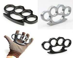 New Gilded Steel Brass Knuckle Duster Color Black Plating Silver Hand Tool Clutch High Quality 783720219362366