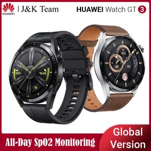 Huawei İzle GT 3 Smartwatch | 2 hafta pil ömrü | Tüm gün SPO2 İzleme | Kişisel AI Koşu Koçu | Doğru Kalp