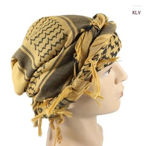 Schals Arabischer Keffiyeh-Schal für Männer Militärischer Shemagh-Wüsten-Turban-Abdeckungs-Kopftuch-Kopfwickel