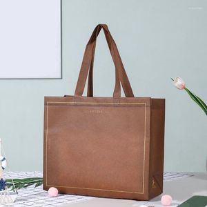 Storage Bags 1PC Tote Bag Shopping Garment Large Capacity Non-Woven Eco Handbag Reusable Foldable