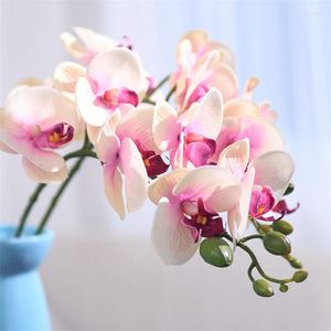 Декоративные цветы искусственная бабочка орхидея настоящая штука