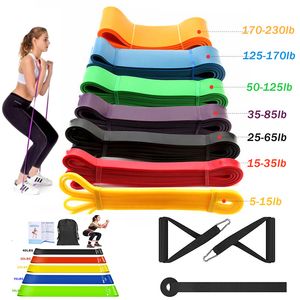 Fasce di resistenza 2080mm Pull Up Power Resistance Band Set Esercizi elastici Elastico per fitness Home Gym Muscles Crossfit Workout Equipment 230605