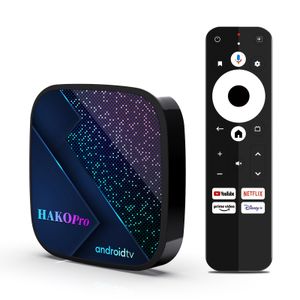 Hako Pro Smart TV Box Netflix Google Certifications Amlogic S905Y4 2.4G/5G WiFi 4K Dolby BT5.0 TV 4K Android 11