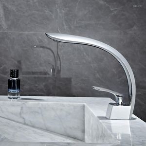 Bathroom Sink Faucets Basin Faucet Single Lever And Cold Mixer Tap Solid Brass Brush Gold Lavtory