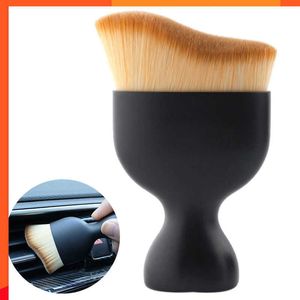 New Car Interior Dashboard Air Outlet Gap Dust Removal Home Office Detailing Clean Tools Auto Maintenance Cleaning Soft Brush