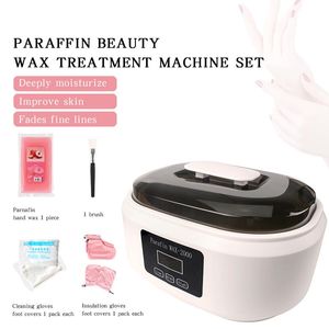 Waxing Paraffin Wax Heater Set Body Hand Foot Skin Care Home Beauty Salon Spa LCD Display Warmer Wax Machine Gloves Booties Wax Brush