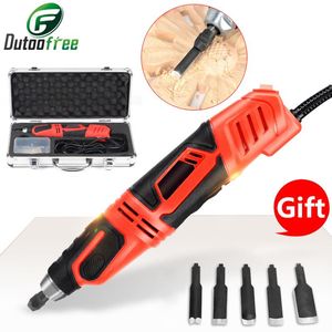 Router 50W Electric Engraving Machine Wood Carving Chisel Carpentry For Bonsai Stump Repair Small Carved DIY Electrical Tools With Box