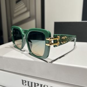 2023 eyewear, heatwave Óculos de Sol Clássicos Design Quadrado Óculos de Sol Moda designer de luxo Óculos de Sol com Armação Dourada Masculino Feminino8417