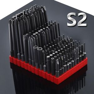 Schroevendraaier 12 pz/set Punta per Cacciavite 50100mm S2 Punte per Vite Magnetiche in Acciaio 1/4 '' Codolo Esagonale per Utensile Elettrico