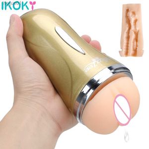 Silikon Artificial Vagina Real Pussy Sucking Male Masturbator Vibrator Penis Realistic Anus Sex Masterbation for Men Penis Pump X0320 L230518