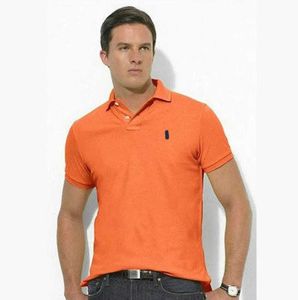 Designer de verão polos masculinos ralph manga curta lapela solta plus size camiseta masculina lauren top camiseta polo23ess