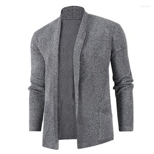 Men's Jackets Men's Knitted Cardigan Long-sleeved Jacket