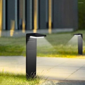 Solar-Gartenleuchten für den Außenbereich, wasserdicht, LED-Licht, Dekoration, Weg, Landschaft, Poller, Rasen für Hof, Gehweg