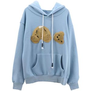 Mode Frauen Hoodies Designer Frauen Frauen Hoodie Springbären Musterletter drucken reine Baumwoll -Multikolen lose vielseitige Männer Hoodie Paar Outfit Frauen Sweatshirts