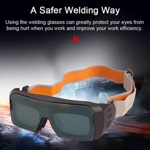 Óculos de soldagem de leme, óculos de proteção de segurança para soldadores, energia solar, escurecimento automático, soldagem a arco de argônio, óculos de soldagem elétrica