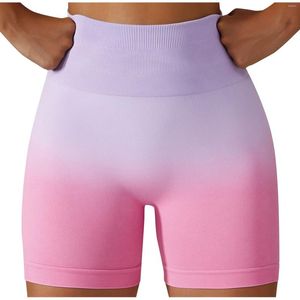 Shorts femininos Leggings esportivos femininos cintura alta BuPush Up Booty compressão sem costura calças curtas para exercícios de ioga 2023