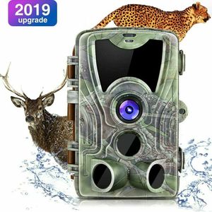 Câmeras de caça para animais selvagens ao ar livre 20MP HD 1080P Trail Camera Acessórios de visão noturna IP66 à prova d'água Game Cam escopo térmico 230603