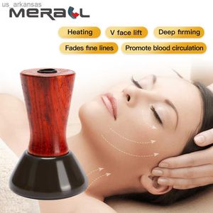 Massageador elétrico de pedra quente natural para levantamento facial, remoção de rugas, spa portátil, costas, pescoço, cuidados com a pele, corpo, massagem gua sha L230523