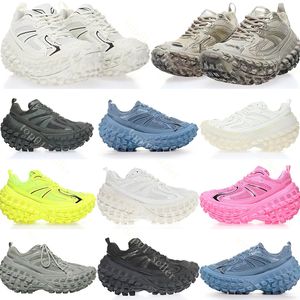 2024 Designer Defender sneaker Uomo Donna Pneumatico pneumatico Scarpe casual Piattaforma Sneakers rosa bule Beige Nero Grigio khai esercito viola Navy STARS LOVES Scarpe da ginnastica da uomo Sport