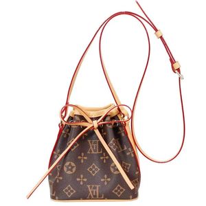 Mini Bucket Bag 2023 New Women's Bag Fashion Versatile Old Flower Bag One Shoulder Crossbody Small