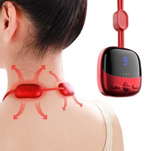 EMS Micro-Current Smart Charcy Massage Massage Electric Seece Massager Portable Hot Compress Coade Phouse and Shece Massager L230523