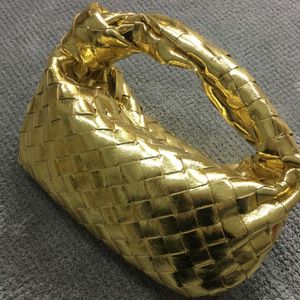 Luxury Designer Bag Mini Jodie Handväska Kvinnor Real Leather Handväskor Kvinnor Woven Knot Bag Lady Tygväskor