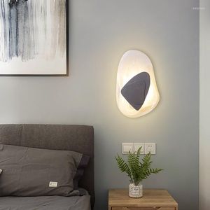 Настенные лампы постмодернистские хрустальные лампы дизайнер виллы легкие роскошные спальни украшения гостиной