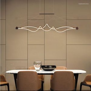 Pendant Lamps 2023 Coffee Color Light Indoor Living Room Decoration Fixtures Dining-room Lamp Suspension Luminaire